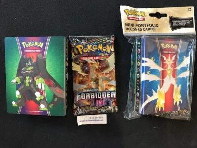 (1X) NUEVO Pokemon SOL Y LUNA Luz Prohibida Mini 60 Cartas Álbum Carpeta + PACK Foto 1 de 3
