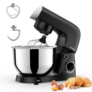 SVEWT 1500W Food Mixer, w/5.5QT Stainless Steel Bowl, Beater and Whisk,10 Speeds - Bild 1 von 7