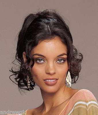 12 дюймов, хвост, синтетический, волнистый, пораженный волос изделие, зажим на TressAllure - Изображение 1 из 4