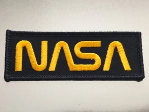 Nasa Jacket Patch Rare Gold and Black - Picture 1 of 2