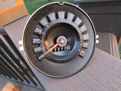 1972 Ford Thunderbird 120 MPH Speedometer: D2SZ-17255-A - Original NOS With Box - Image 1 of 4