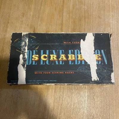  Spears Vintage 1950's Scrabble Board Game De Luxe Edition with Turntable   - Image 1 of 4