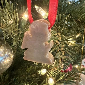 Connemara Mármol Árbol de Navidad Ángel Arrodillado Adorno Decoración - Imagen 1 de 8