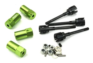 Extended EXT +15mm Axle and Wheel Hub for Axial SCX-10 w/ 4WS setup - Picture 1 of 3