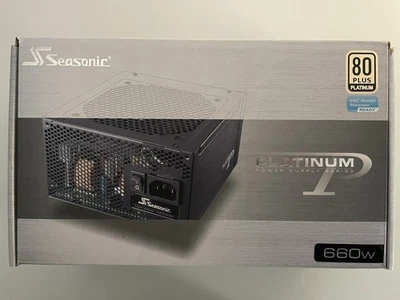 SEASONIC SS-660XP 660WATT ALIMENTATORE PC POWER SUPPLY ATX12V PLATINUM 80 PLUS - Immagine 1 di 4