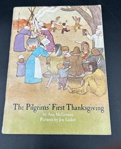 Vintage 1973 The Pilgrims First Thanksgiving Ann McGovern Scholastic 1st Print - Bild 1 von 7