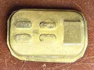 LARGE SHEET BRASS STEAM SAND DOME - HO HO SCALE LOCOMOTIVES PARTS - Picture 1 of 3