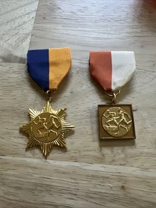 Vintage 1 Mile -2 Mile Relay Italy Medals - Picture 1 of 22