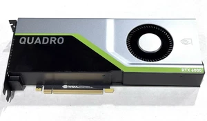 NVIDIA Quadro RTX 6000 24GB GDDR6 PCIe Graphics Card GPU - Afbeelding 1 van 3