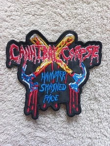 Cannibal Corpse Hammer Smashed Face Patch - 12cm × 10cm - Heavy Death Metal - Picture 1 of 3