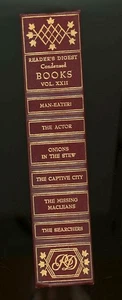 Readers Digest Condensed Books Vol XXII Man Eater, The Actor, Onions in the Stew - Picture 1 of 9