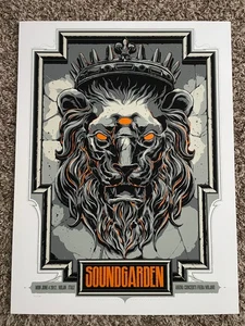 2012 Soundgarden Milan, Italy Ken Taylor Hand Numbered Print Poster - Picture 1 of 7