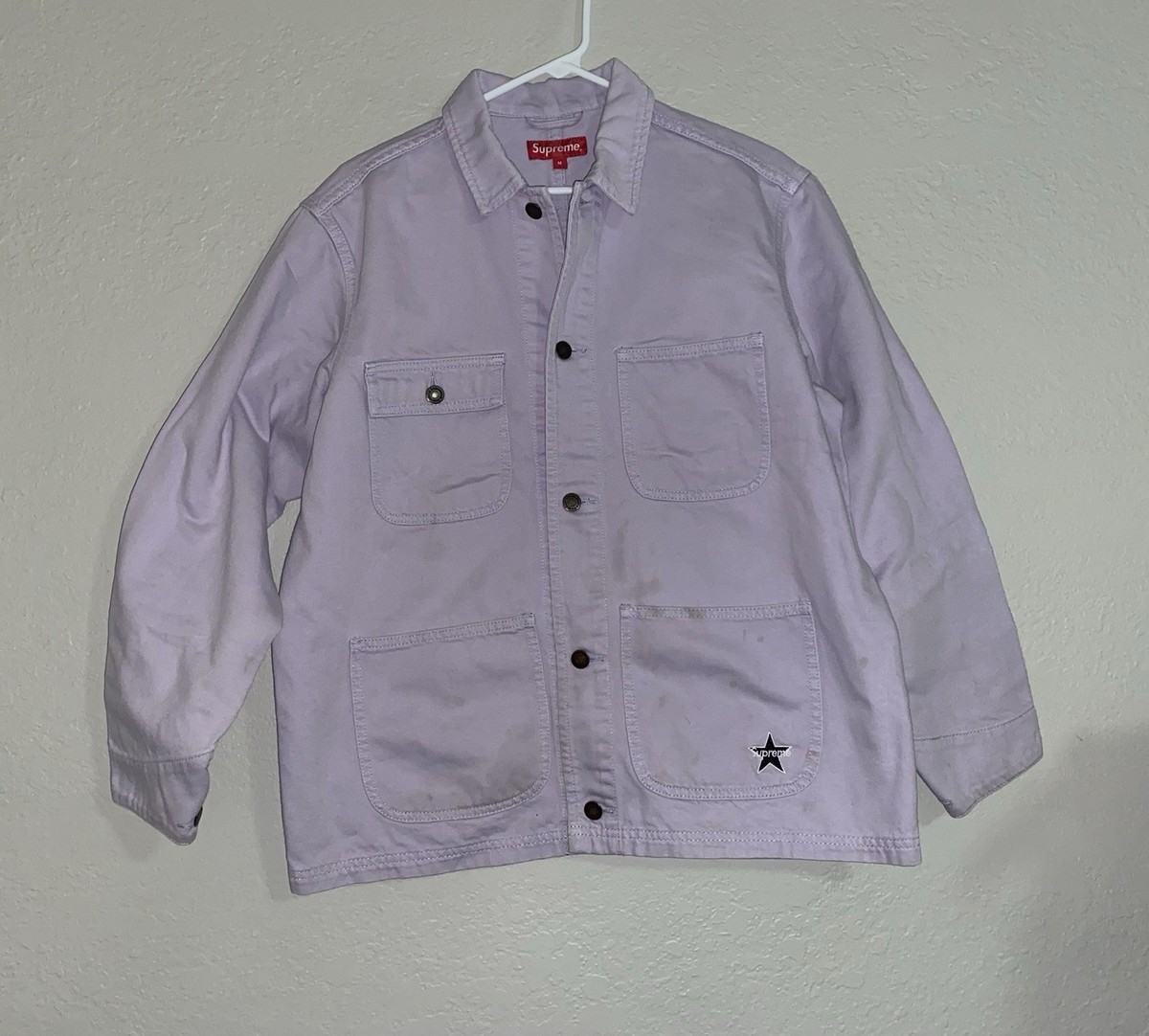 ジャケット・アウター Supreme 22SS Denim Chore Coat Flowers Supreme 22SS Denim Chore Coat Flowers Supreme Denim Coats for Men