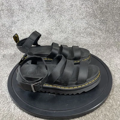 Sandalia Dr Martens Mujer Talla 10 Blaire Tirantes Cuero Negro Plataforma Foto 1 de 4