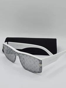 LV Louis Vuitton Sonnenbrille weißes Gestell schwarze Gläser Unisex Sunglasses Geschenke  - Bild 1 von 1