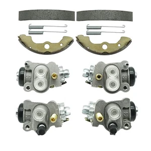 Front Brake Wheel Cylinders w/Shoes Kit for Honda Rancher 350 400 TRX350 TRX400 - Picture 1 of 4