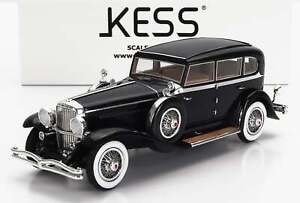 1932 Duesenberg Model J Berline Clear Vision Sedan by Murphy - Black 1:43 Kess S
