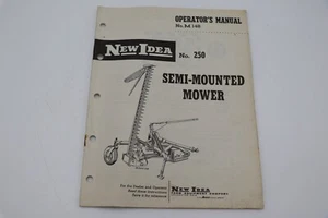 New Idea No 250 Semi-Mounted Mower Operator's Manual M148 - Picture 1 of 6