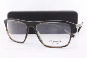 New MOREL OGA Eyeglass Frames 10160O VG09 Tortoise made in France Titanium 56mm - Picture 1 of 8