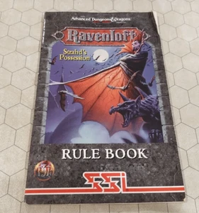 Ravenloft: Strahd's Possession Rule Book/Handbuch, SSL/TSR, 1994, PC - Bild 1 von 2