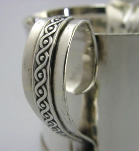 HEAVY 210g ASPREY STERLING SILVER ARTS & CRAFTS JUG 1933 ENGLISH ANTIQUE - Picture 1 of 9