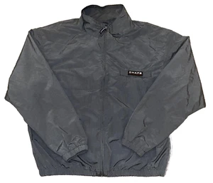 Chaps By Ralph Lauren Full Zip Long Sleeve Grey Collared Windbreaker Men's XL - Picture 1 of 9