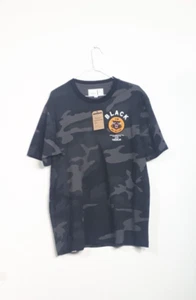 Chocolate Black Grey Camo Camouflage Army T Shirt Keep It Neat Size UK XL - Picture 1 of 15