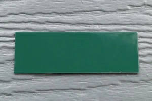 25 BLANK 1"x3" Engraving Plates Satin Green Aluminum stamping/laser blank, craft - Picture 1 of 2