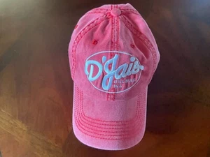 D'Jais Belmar NJ New Jersey Shore Bar Club Red Hat Cap Embroidered One Size - Picture 1 of 5