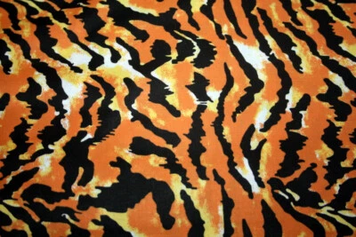 ESTRONES PIEL ANIMAL -TIGRE IV - TELA 100% ALGODÓN Foto 1 de 4