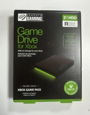 Seagate SRD0LF0 2TB 2.5inch External HDD - Black - Image 1 of 2