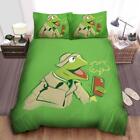 The Muppets Kermit The Frog As A Reporter Illustration Quilt Duvet Cover Set