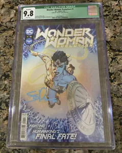 Wonder Woman: Evolution 1 CGC 9.8 Hawthorne Variant A- Signed by Phillips W/COA - Picture 1 of 3