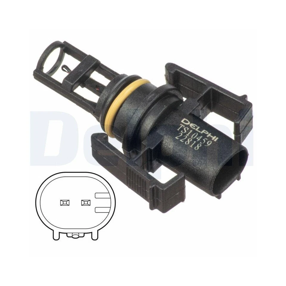 Sensor, Ansauglufttemperatur DELPHI TS10459 für CHRYSLER MERCEDES-BENZ SSANGYONG - Bild 1 von 1