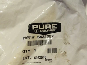 POLARIS PURE GENUINE NOS OEM RANGER RAZOR DIPSTICK 5434307 - Imagen 1 de 3