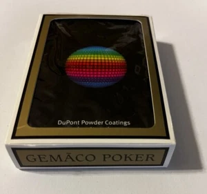 Vintage Gemaco Poker Playing  Cards DuPont Powder Coating Collector Item Bridge - Picture 1 of 6