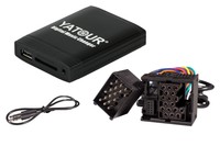 Yatour USB SD AUX MP3 Adapter + Bluetooth Freisprechanlage für BMW Rundpinanschl