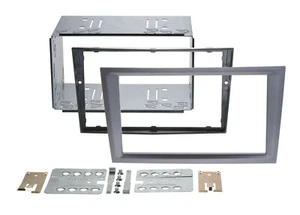 Opel Omega B, Vectra C; Panel Radio Coche Marco de Doble Din / 2-DIN Antracita - Imagen 1 de 1