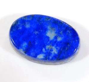 PIEDRA PRECIOSA CABUJÓN OVALADO LAPISLÁZULI AZUL NATURAL 23x15x6 mm BD=085 23 quilates - Imagen 1 de 6