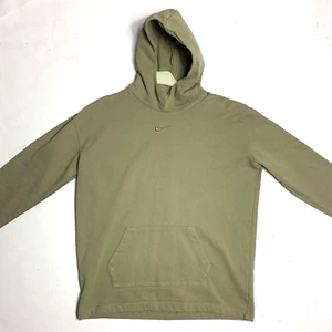 Nike Unisex Funnel Neck Hoodie Pullover In Olive Green Size S - Picture 1 of 23