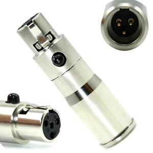 YPA MA304 Adapter Convert AKG Headset&Lapel Mic To SHURE TA3M TO TA4F - Picture 1 of 5