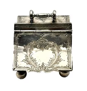 Silver Plated Sugar Scuttle - Not Marked. - Picture 1 of 9