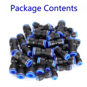 Pneumatic Quick Release Repair Air Line Fittings Hose Plastic And PU Quick - Picture 1 of 23