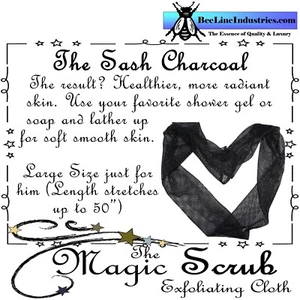 The Magic Scrub Panno Esfoliante ~ The Sash Carbone - Foto 1 di 4