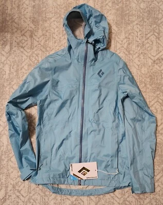 Chaqueta de lluvia para mujer Black Diamond Stormline 2,5 L AZUL COSTERO XS Foto 1 de 3