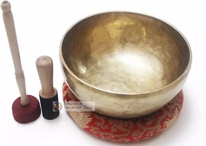 Juego liso de cuenco de canto de curación maestro de 11" - almohada libre de tazón de meditación por NHZ - Imagen 1 de 5