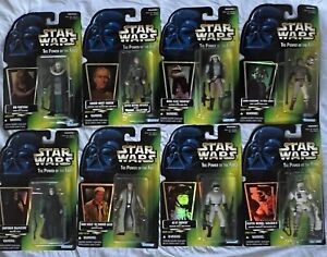 Star Wars Power of the Force Figures Set of 8