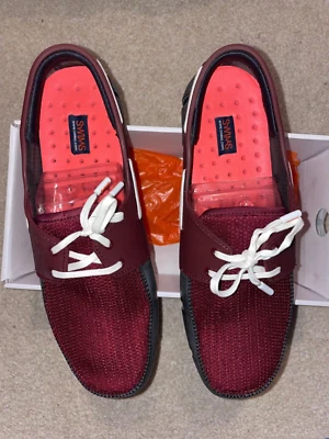 Swims Black Burgundy Synthetic Sports Loafer EU43 - Image 1 of 4