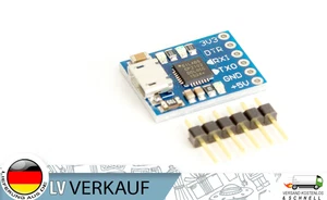 Micro-USB zu TTL UART Serial Converter mit CP2102 für Arduino Prototyping - Bild 1 von 1