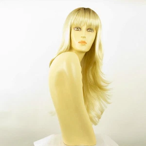 Perruque femme mi-longue méchée blond racine blond foncé KENTA YS - Imagen 1 de 8